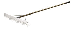 Golf Course Maintenance Turf Tools: Standard Golf Magnum Landscape Rake (Sifting Tool)