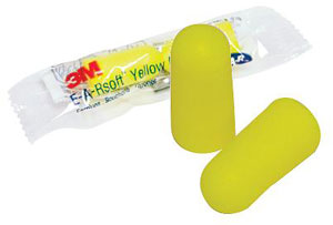Safety Equiment: Standard Golf Soft Foam Earplugs