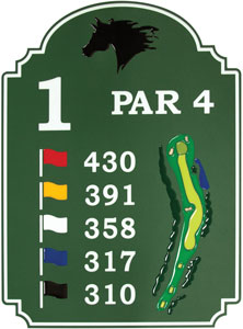 Standard Golf Greenline Tee Signs