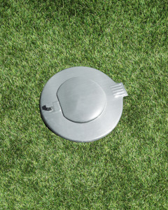 Golf Course Trash Containers: Standard Golf In-Ground Trash Can