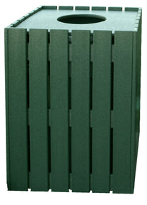 Standard Golf 20-Gallon (76 L) Recycled Slatted Trash Container