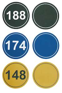 Standard Golf Green Line Yardage Markers