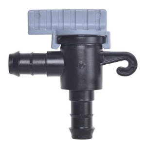 Dripline Fittings: Tavlit 17mm Elbow Valve with Hook