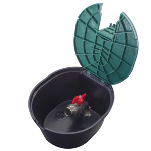 Products: Rain Oval Valve Box with 3/4" Ball Valve