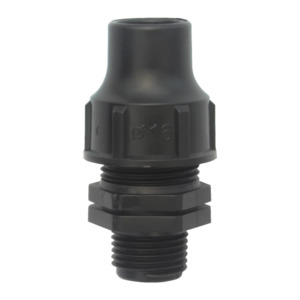 Rain Compression Adaptor w/ Fitting Lock | 16mm x 1/2" M