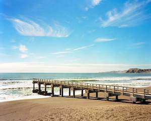 Outlet Pipe, Lake Grassmere Saltworks, Marlborough