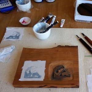 Kitchen Table Printing: Japanese Woodblock (Mokuhanga) Parnell Community Centre &hellip;