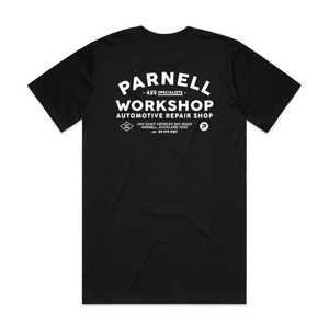 Products: Mens Staple Plus Tee Workshop Black XL - Parnell Workshop