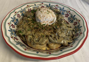 Specials: Creamy Mushrooms on Toast