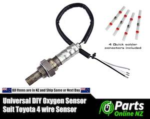 Featured: Oxygen O2 Sensor Universal DIY For most Toyota cars with a 4 wire sensor