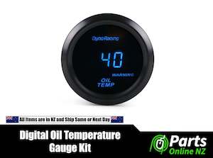 Gauges: Digital Oil Temperature Gauge and Sensor Kit 52MM 2"