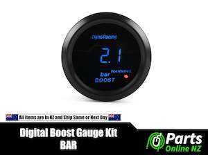 Digital Boost BAR Gauge and Sensor Kit 52MM 2"
