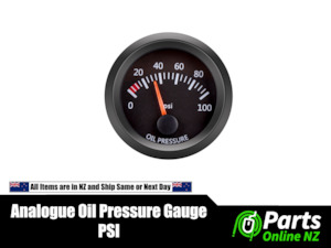 2 inch 52mm PSI Oil Pressure Gauge Analogue