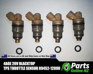 4age Parts And Accessories: Fuel injectors 23209-19015 For Toyota 4AGE 20V Blacktop Silvertop