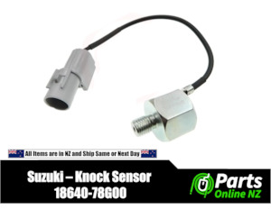 Knock Sensors: Ignition Knock Sensor for Suzuki and Chevrolet Vehicles (OEM: 18640-78G00, 18640-52D00)