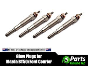 Consumable Assortments: 4Pcs Diesel Heater Glow Plugs For MAZDA FORD BT50 Courier 2.5 D WLT engine