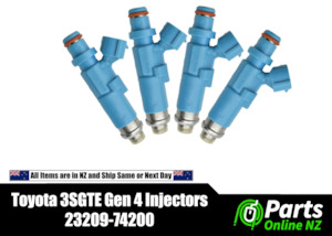 Consumable Assortments: 4pcs New Injectors 23250-74200 23209-74200 For Toyota 3SGTE Gen 4 Caldina GTT