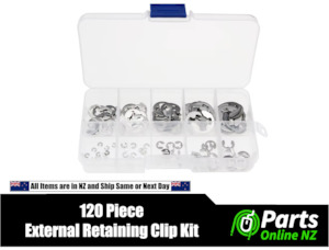 Consumable Assortments: 120pcs Stainless Steel E-Clip Circlip Assortment Kit