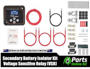 4wd Parts And Accessories: Adjustable Voltage Sensitive Relay (VSR) 12V 140A Dual Battery Kit