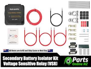 Voltage Sensitive Relay (VSR) 12V 140A Dual Battery Kit