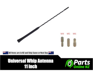 11-Inch Universal Car Antenna Whip for BMW, Toyota, Mazda, Volkswagen, and More