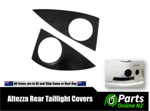Performance Parts: Carbon Fibre Rear-Light Covers/Eyebrows – Toyota Altezza / Lexus IS200 (1998-2004)