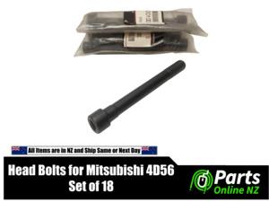 Head Bolts for 4D56 – Genuine Mitsubishi (MD040514) – Set of 18