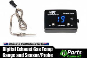Digital EGT Exhaust Gas Temperature Gauge and Sensor Kit - Blue LED