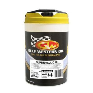 Consumables: Gulf Western Superdraulic Hydraulic 46 Fluid - 20L