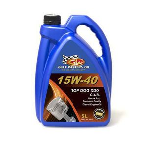 Gulf Western Top Dog XDO 15W-40 Engine Oil - 5L