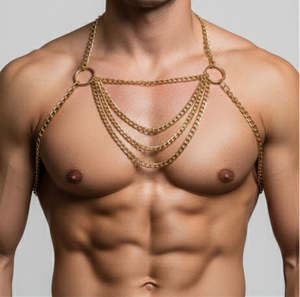 Harnesses: GOLD CHAIN HARNESS