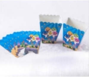 Blue Shark Popcorn Box