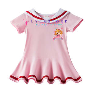 Paw Patrol Skye Princess Dress - Short Sleeve, Lightweight