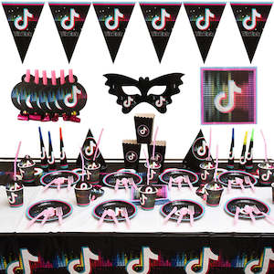 145Pcs Tiktok Birthday Party Decorations