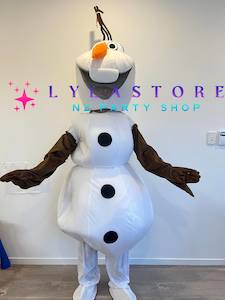 Disney Frozen Party Supplies Decor: Frozen Olaf Mascot Costume Hire in Auckland