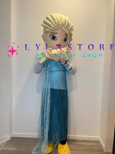 Disney Frozen Party Supplies Decor: Frozen Elsa Mascot Costume Hire in Auckland