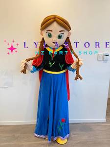 Disney Frozen Party Supplies Decor: Frozen Anna Mascot Costume Hire in Auckland