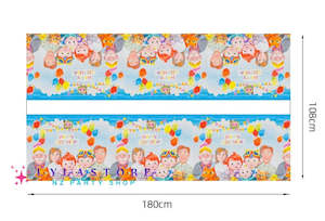 Cocomelon Party Supplies Decor: Cocomelon Birthday Party Tablecloth
