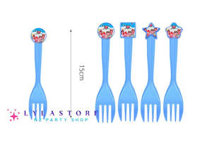 6pcs Cocomelon Birthday Party Forks