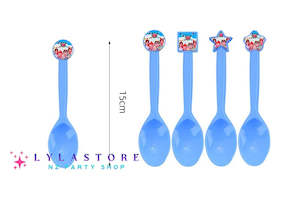 6pcs Cocomelon Birthday Party Spoons
