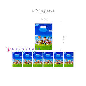 6pcs Paw Patrol Birthday Party Gift Bags