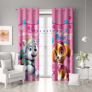 Paw Patrol Party Supplies Decor: Paw Patrol Skye Blackout Curtains - Set of 2 | Kids Bedroom Décor