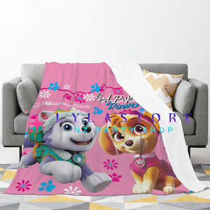 Paw Patrol Skye Soft Flannel Blanket - Perfect for Snuggling