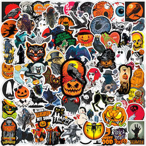 100Pcs Halloween Sticker Set - Perfect for Parties and Birthdays