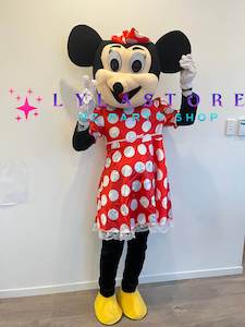 Boy Party: Disney Minnie Mouse Mascot Costume Hire in Auckland NZ
