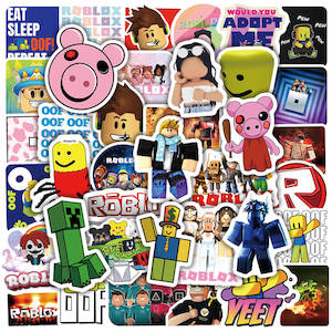Roblox Party Supplies Decor: 50Pcs Roblox Sticker Set