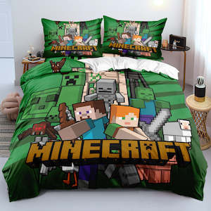 Minecraft Duvet Cover Set - Perfect for Kids Bedroom