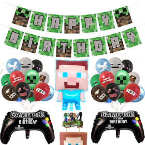 Minecraft Birthday Party Pack Decorations-112