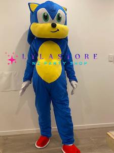 Sonic The Hedgehog Mascot Costume Hire in Auckland NZ