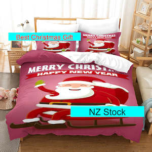 Christmas Santa Duvet Set